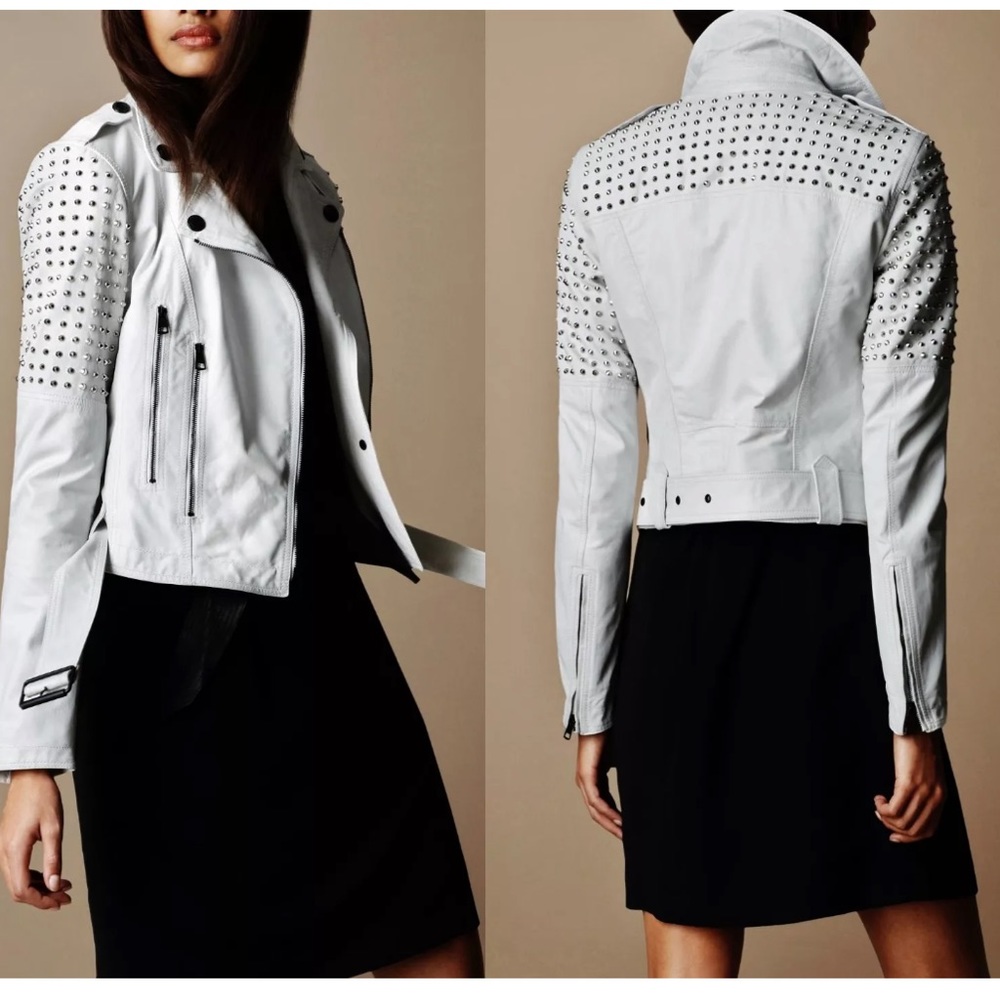❌❌SOLD ❌❌Burberry Brit Studded Leather Jacket
